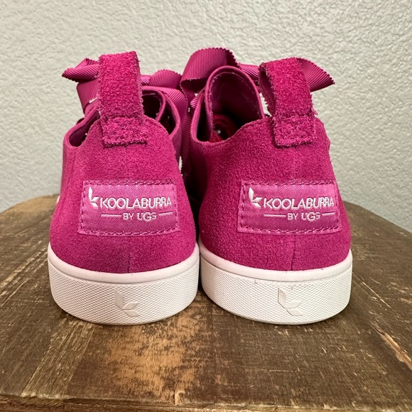 New Koolaburra by UGG Canvas Suede Ribbon Lace Sneakers - Picture 8 of 10